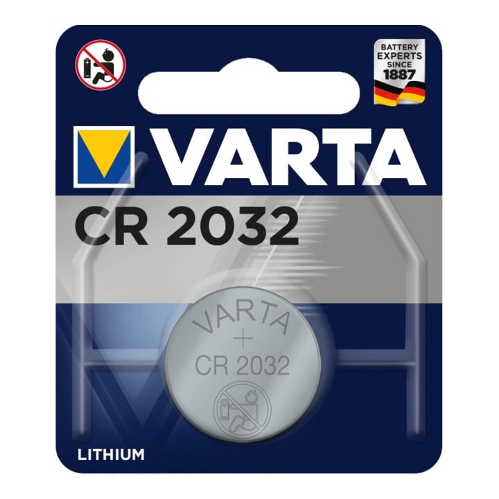 Pile bouton 3 V 230 mAh CR2032 20,0 x 3,2 mm VARTA