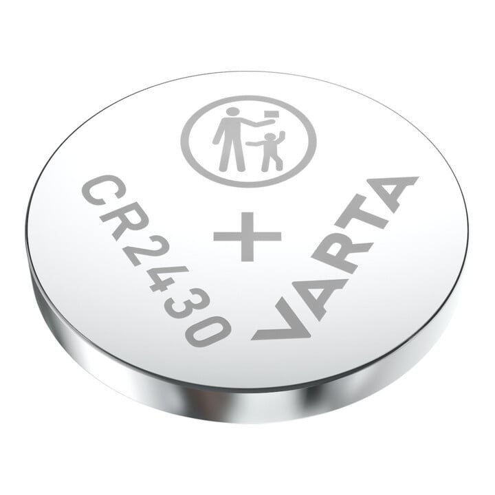Pile bouton 3 V 280 mAh CR2430 24,5 x 3,0 mm VARTA