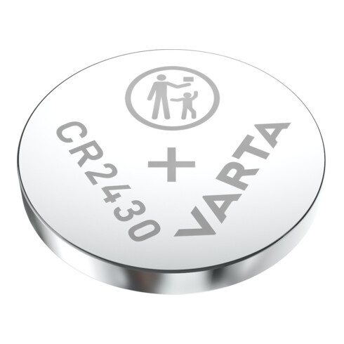 Pile bouton 3 V 280 mAh CR2430 24,5 x 3,0 mm VARTA