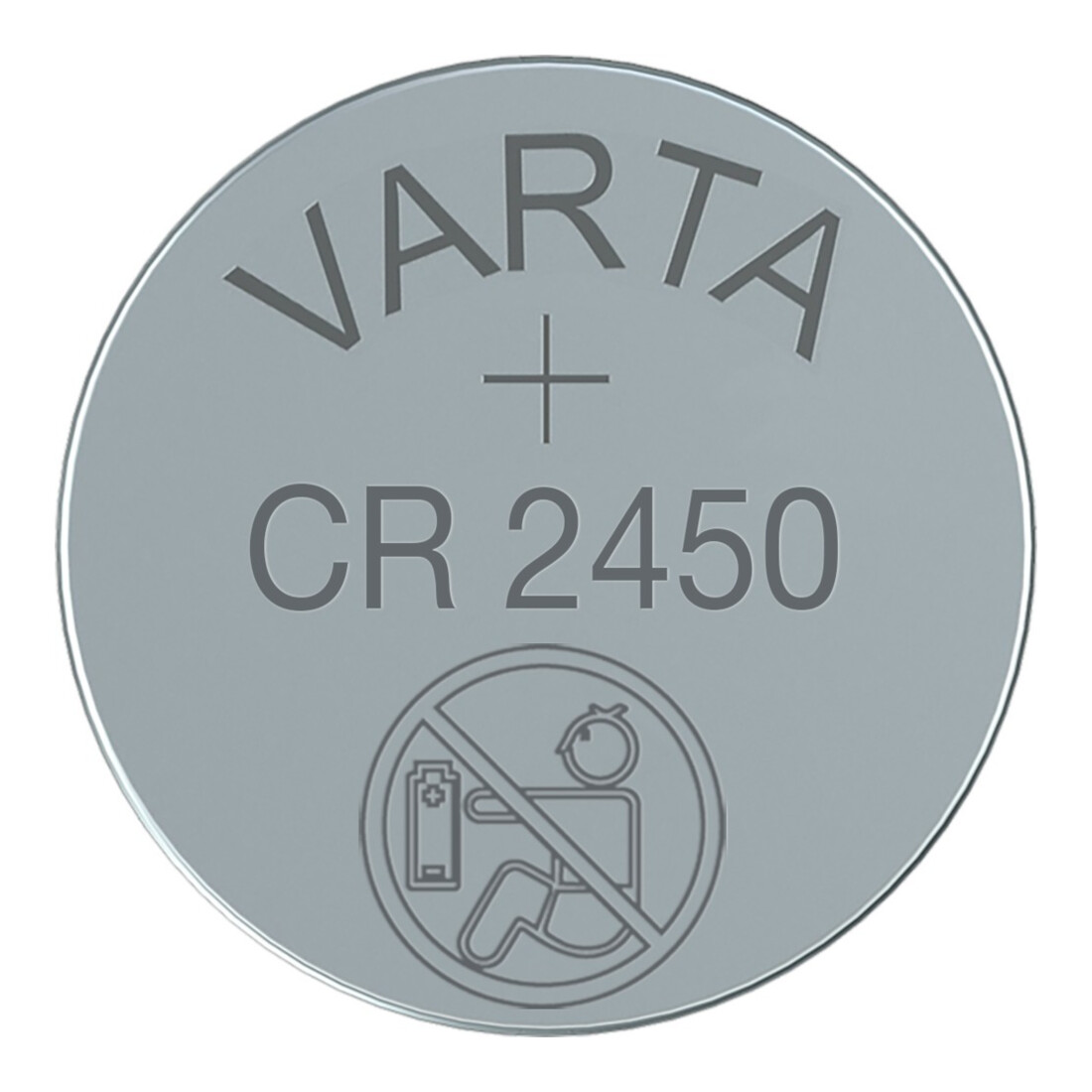 Pile bouton 3 V 560 mAh CR2450 24,5 x 5,0 mm VARTA