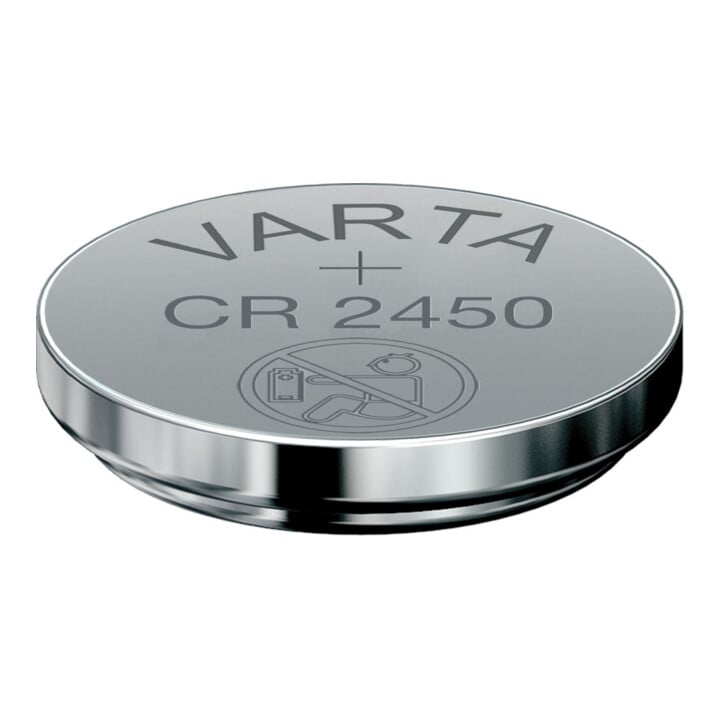 Pile bouton 3 V 560 mAh CR2450 24,5 x 5,0 mm VARTA
