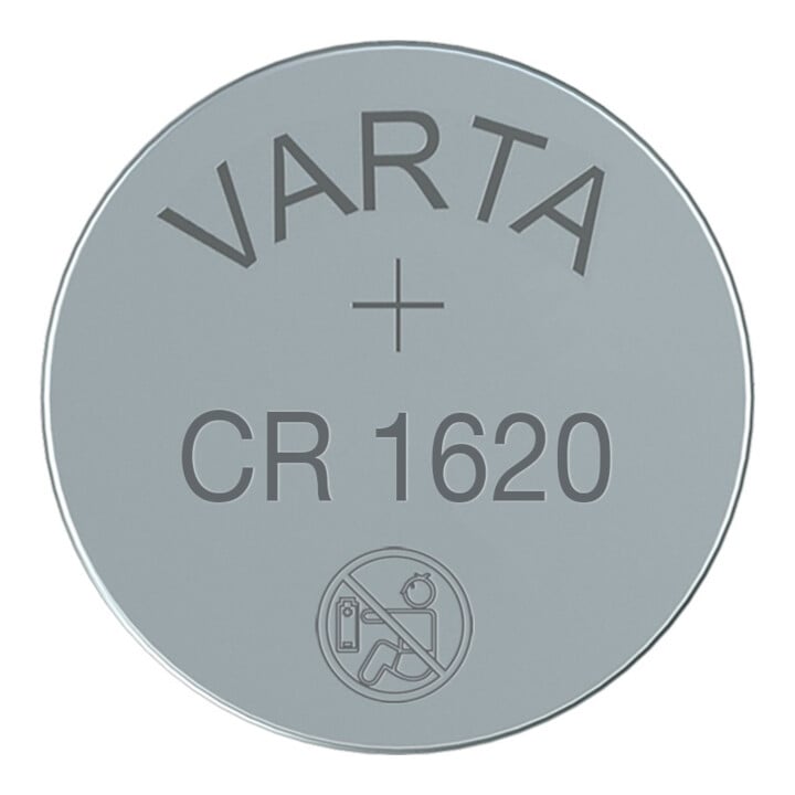 Pile bouton 3 V 70 mAh CR1620 16,0 x 2,0 mm VARTA