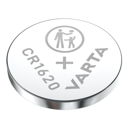 Pile bouton 3 V 70 mAh CR1620 16,0 x 2,0 mm VARTA