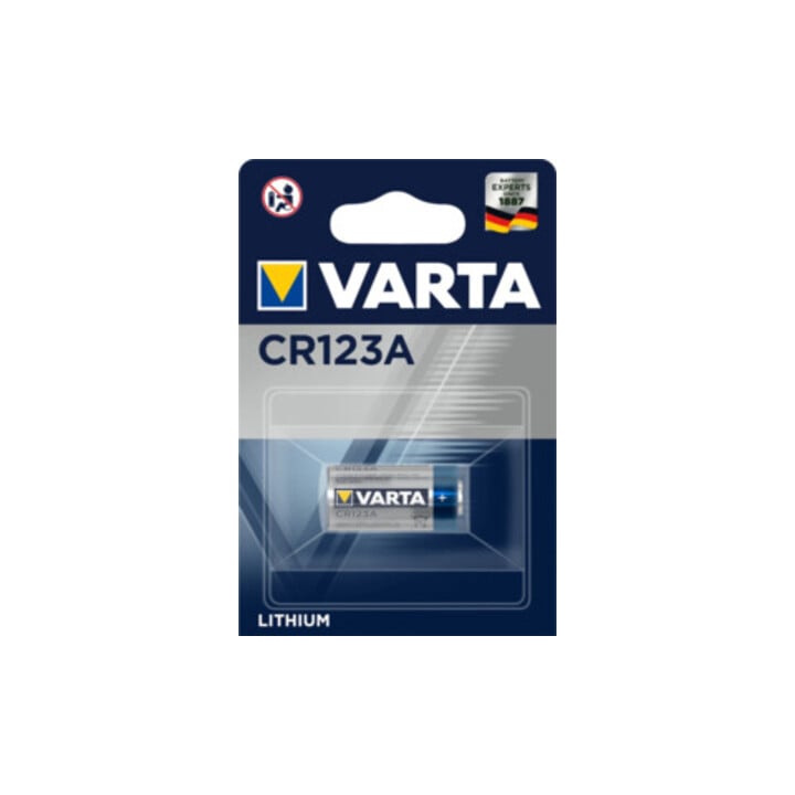 Pile Pile Professional Lithium 3 V CR123A 1480 mAh CR17345 6205 1 un. / Blister