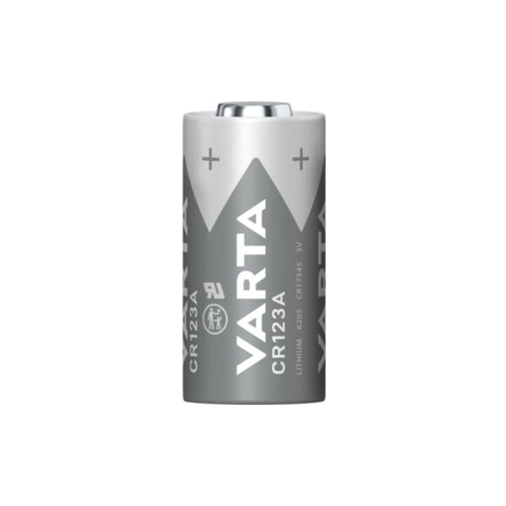 Pile Pile Professional Lithium 3 V CR123A 1480 mAh CR17345 6205 1 un. / Blister