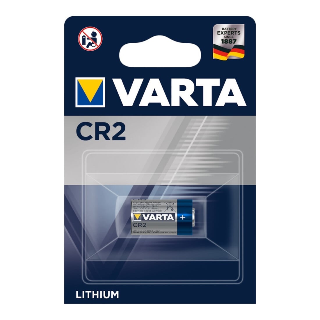 Pile Pile Professional Lithium 3 V CR2 920 mAh CR15H270 6206 1 un. / Blister VAR