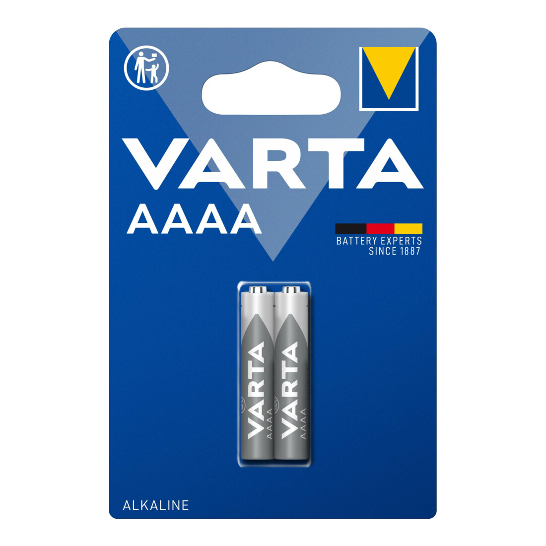 Piles alcalines au manganèse Varta, taille internationale : LR8D425