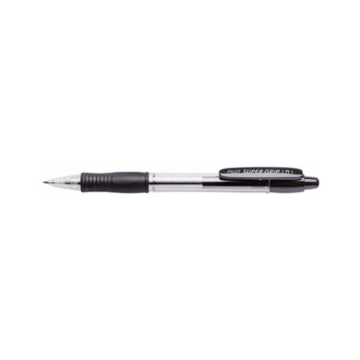 PILOT Druckkugelschreiber SUPER GRIP M 2030001 0,4mm schwarz