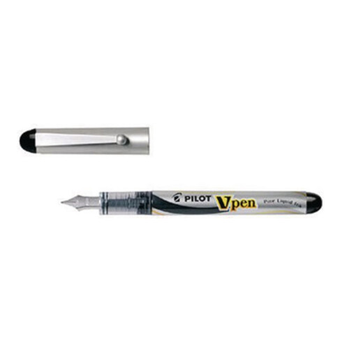 PILOT Füllfederhalter V-Pen 1132001 0,4mm schwarz