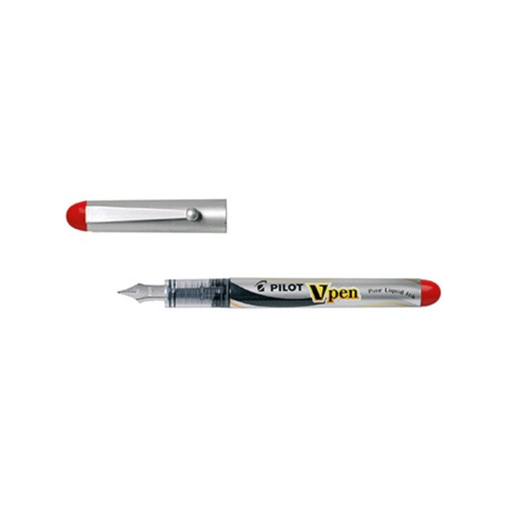 PILOT Füllfederhalter V-Pen 1132002 0,4mm rot