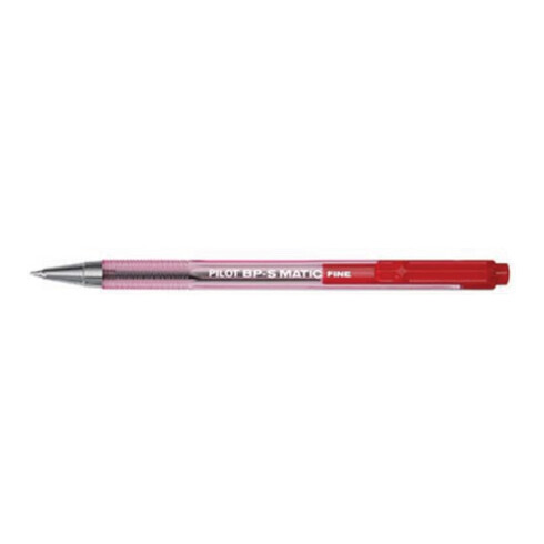 PILOT Kugelschreiber BP-S MATIC 2026002 F Druckmechanik rot