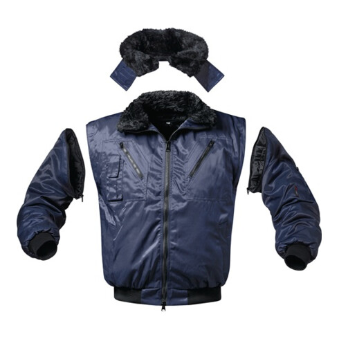 Pilotjacke ÖSTERSUND 4-in-1 Gr.M marine NORWAY