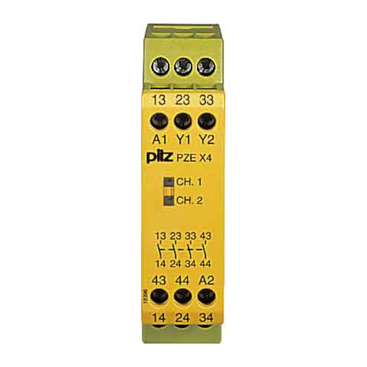 Pilz Bloc d’extension de contact 24VDC 4n/o PZE X4, 774585