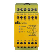Pilz Dispositif d'arrêt d'urgence 24AC24DC 3n/o1n/c1so PNOZ X3#774310-1