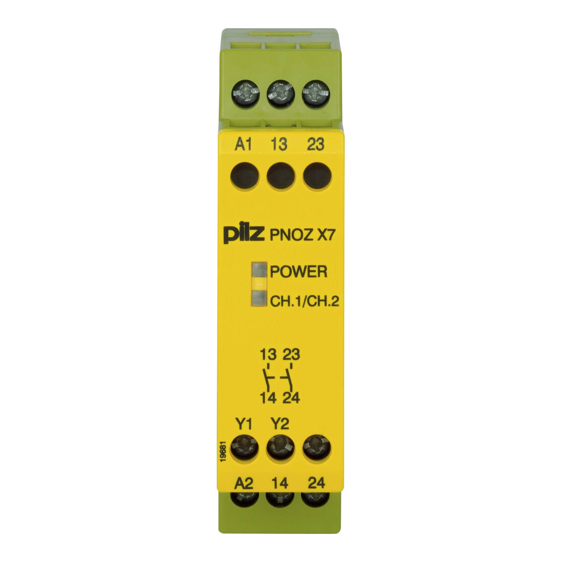Pilz Dispositif d’arrêt d’urgence 24VACDC 2n/o PNOZ X7#774059