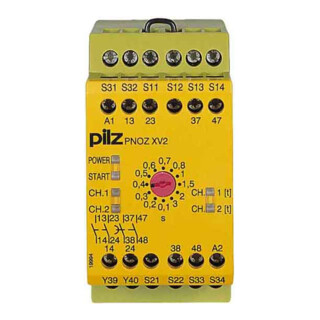Pilz Dispositif d'arrêt d'urgence 3/24VDC 2n/o t PNOZ XV2, 774502