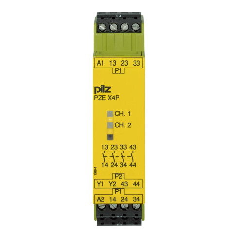 Pilz Kontakterweiterungsblock 24VDC 4n/o PZE X4P, 777585