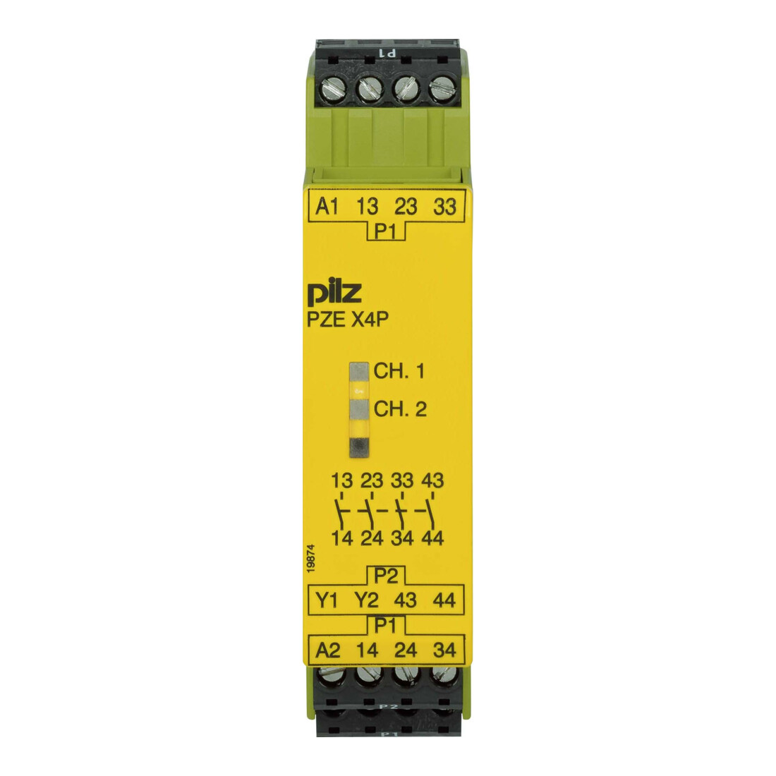 Pilz Kontakterweiterungsblock 24VDC 4n/o PZE X4P, 777585
