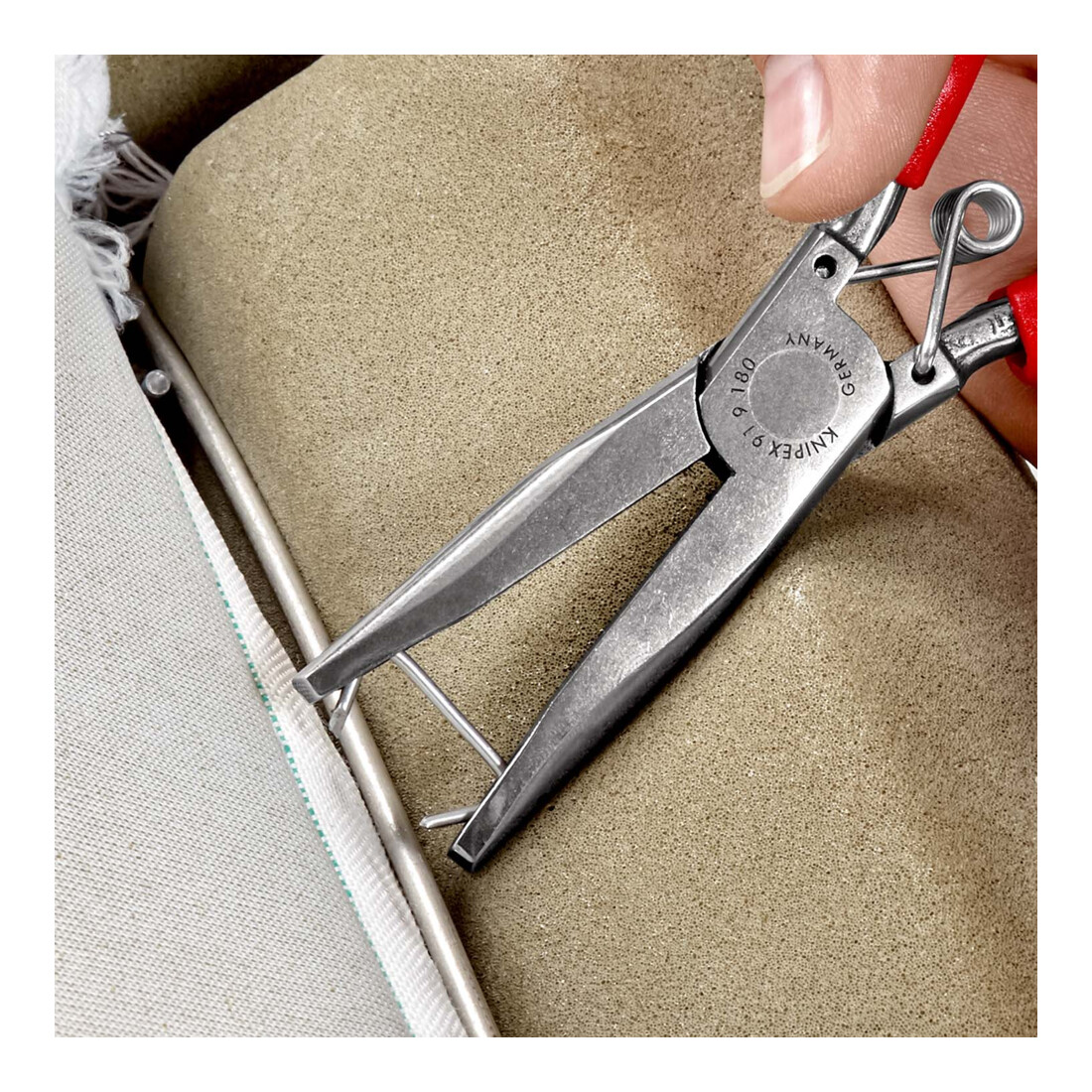 Pince à agrafes de sellerie Knipex