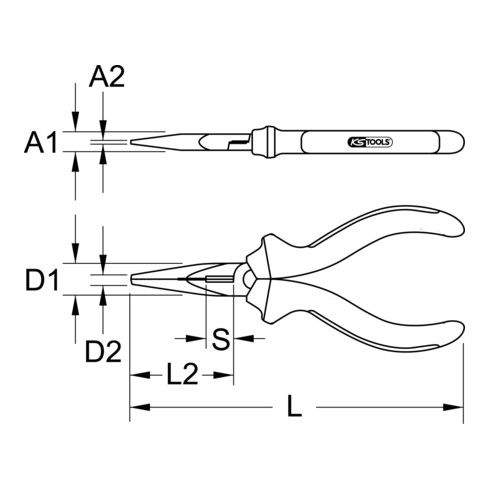 KS Tools Ultimateplus Pince pour téléphone