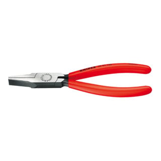 Pince à becs plats Knipex noir atramentisée polie plastifiée