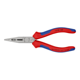 Pince à câbler L. 160 mm 0,5-0,75 / 1,5 / 2,5 mm² poli gaines bicomposant KNIPEX