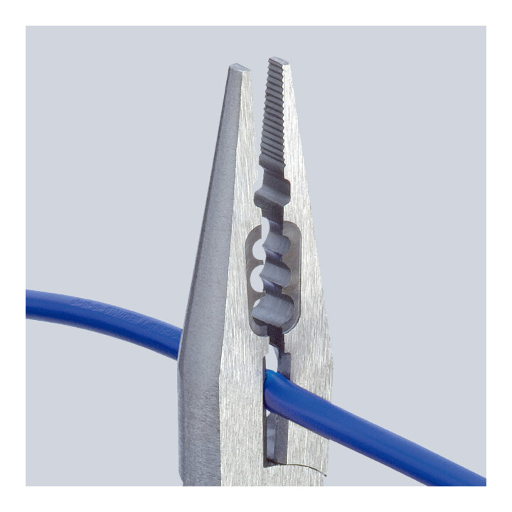 Pince à câbler L. 160 mm 0,5-0,75 / 1,5 / 2,5 mm² poli gaines bicomposant KNIPEX