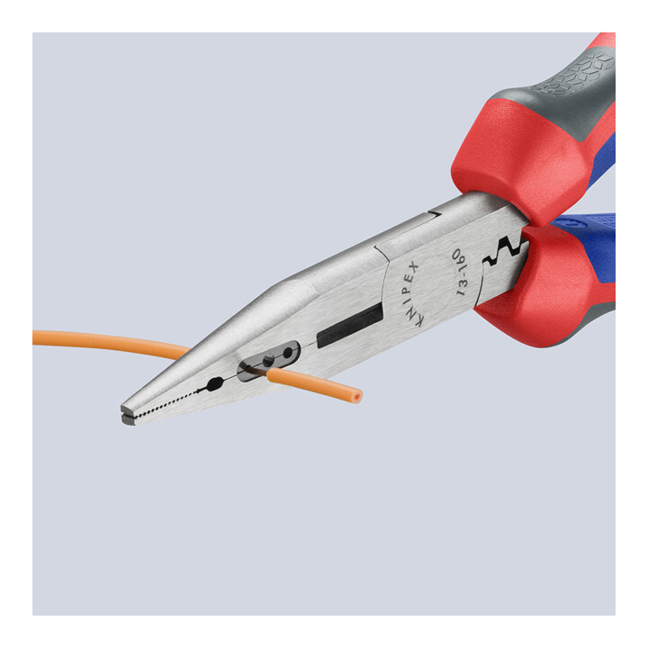Pince à câbler L. 160 mm 0,5-0,75 / 1,5 / 2,5 mm² poli gaines bicomposant KNIPEX