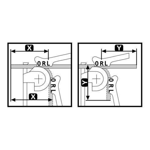 Pince à cintrer Minibend L. 270 mm p. D. tube 6-8-10 mm rayon de courbure 180 de