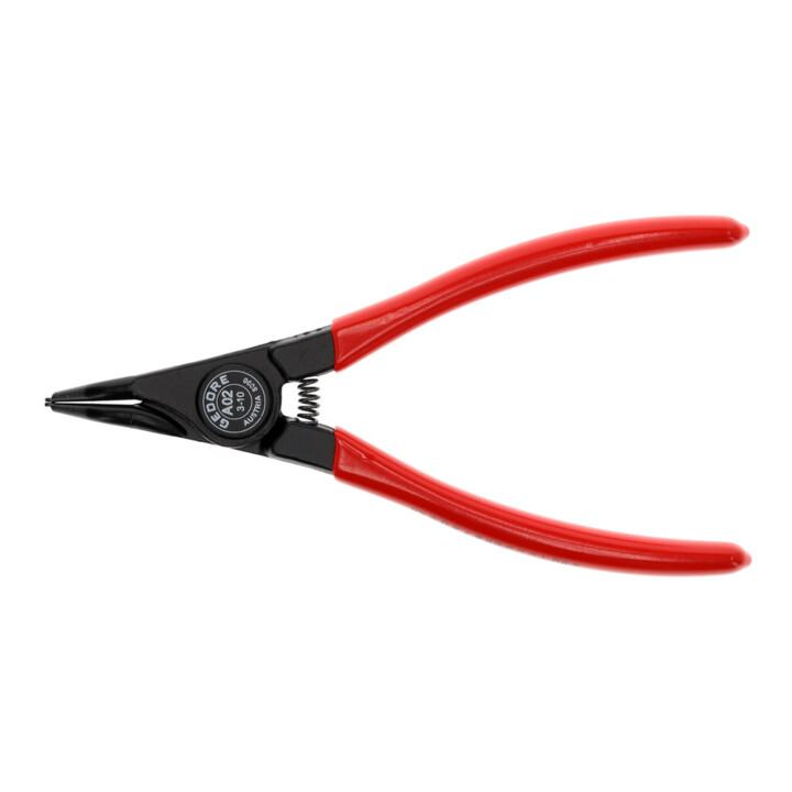 Pince à circlips Gedore pour anneaux de retenue externes, coudée à 45 degrés, 3-10 mm