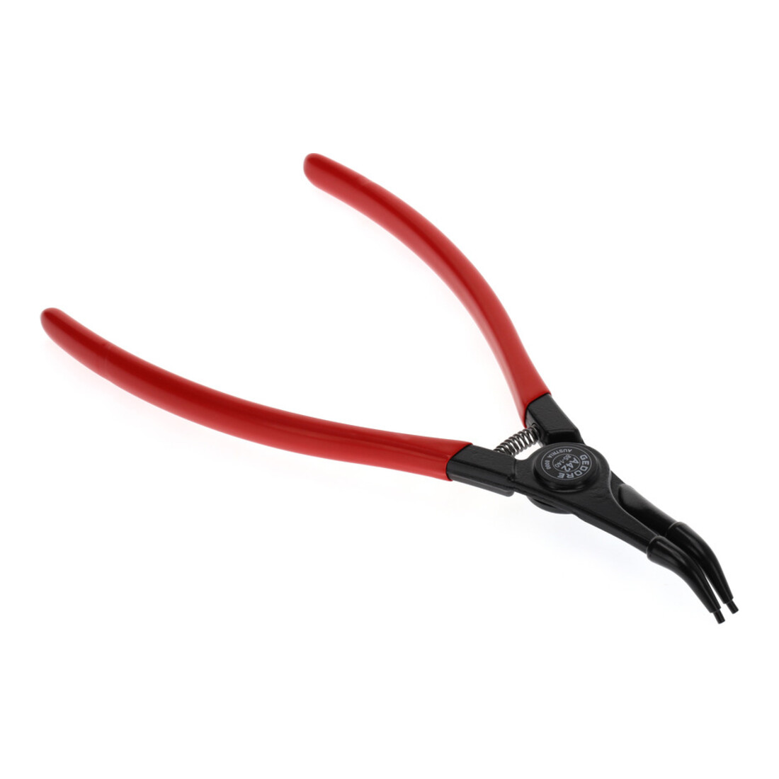 Pince à circlips Gedore pour anneaux de retenue externes, coudée à 45 degrés, 85-140 mm