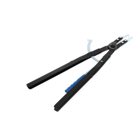 Pince à circlips Gedore pour anneaux de retenue internes, coudée Ø 85-140 mm galvanisée