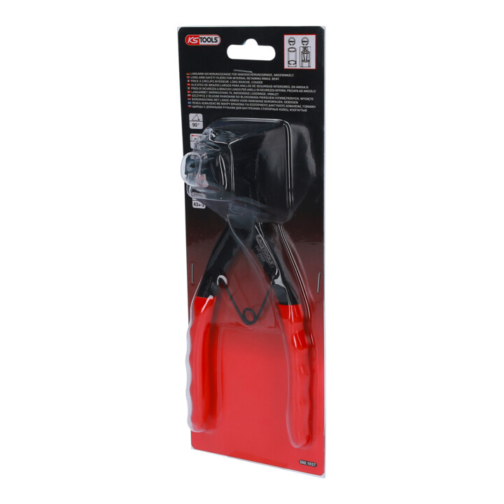 Pince à circlips intérieurs KS Tools coudée pointes longues