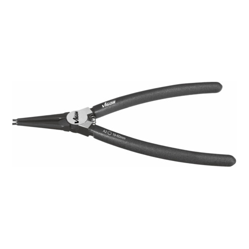 Pince VIGOR pour circlips longueur totale 180 mm