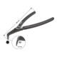 Pince VIGOR coudée pour circlips longueur totale : 180 mm-4