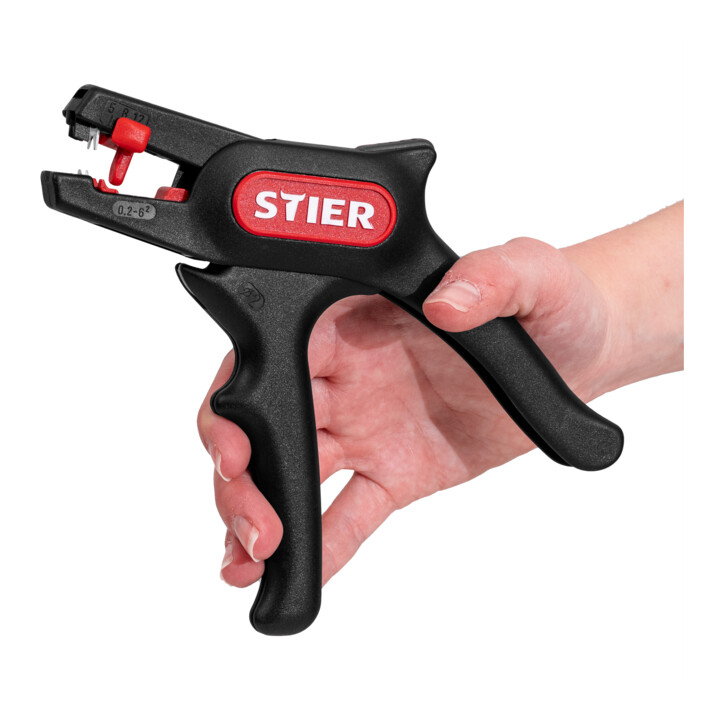 Pince à dénuder automatique STIER 0,2 - 6,0 mm², 165 mm
