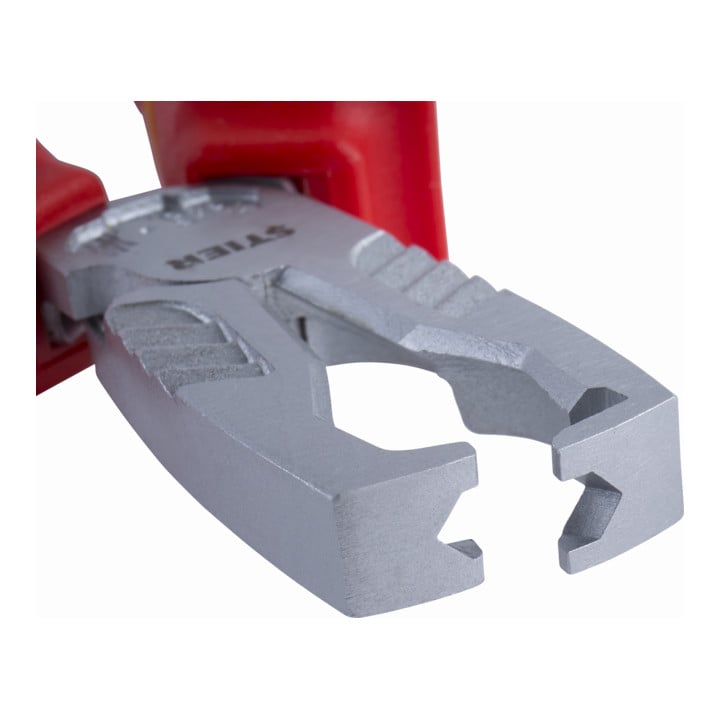 Pince à dénuder avec pince coupante diagonale STIER Multi+ 180 mm, testée VDE