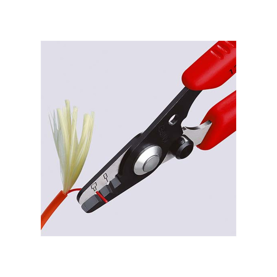 Pince à dénuder pour câbles à fibres optiques Knipex