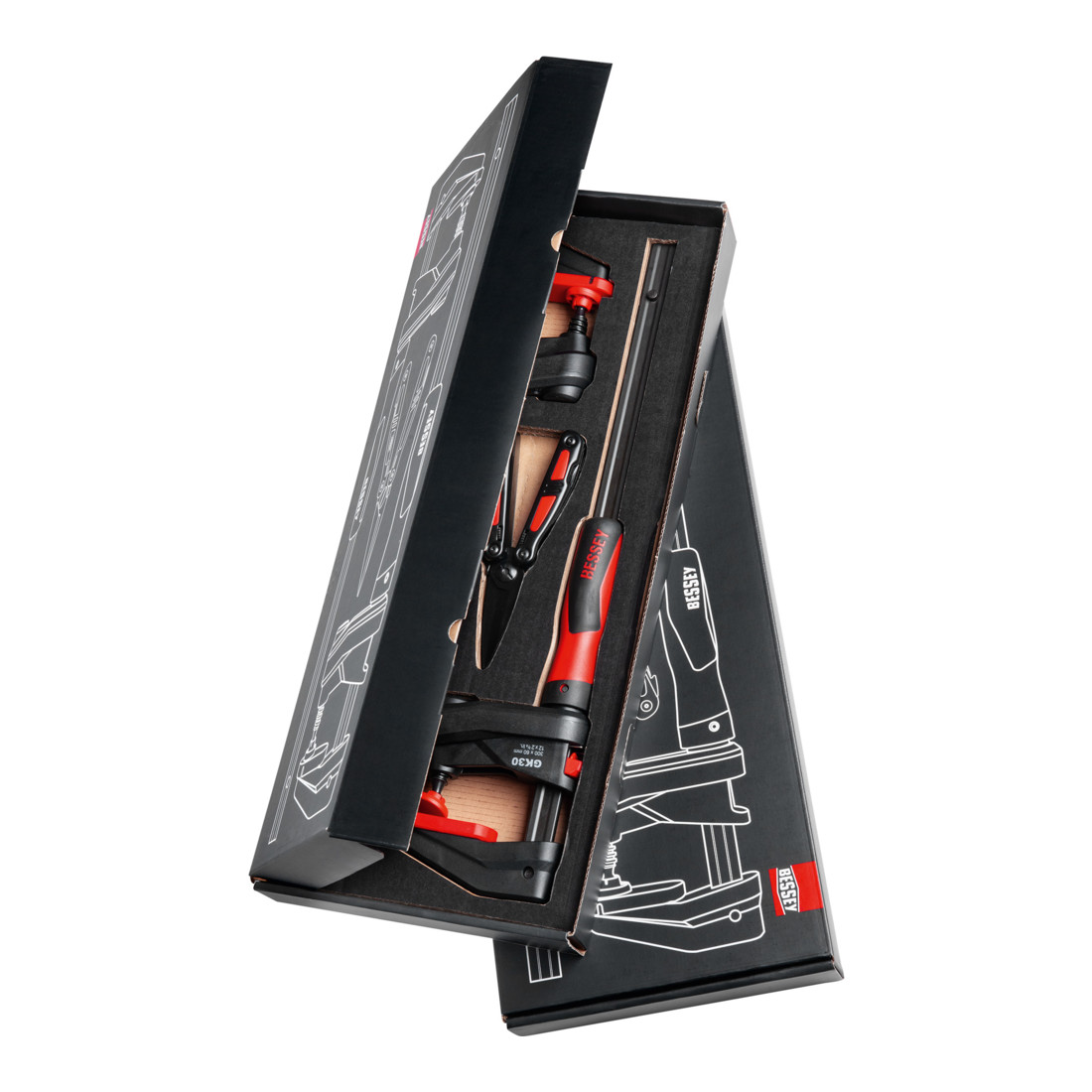 Pince à engrenages Bessey GK30 et outil multifonction DBST, ensemble