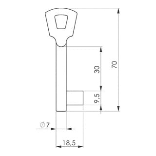 Pince à poussoir AMF n° 6840 taille 3