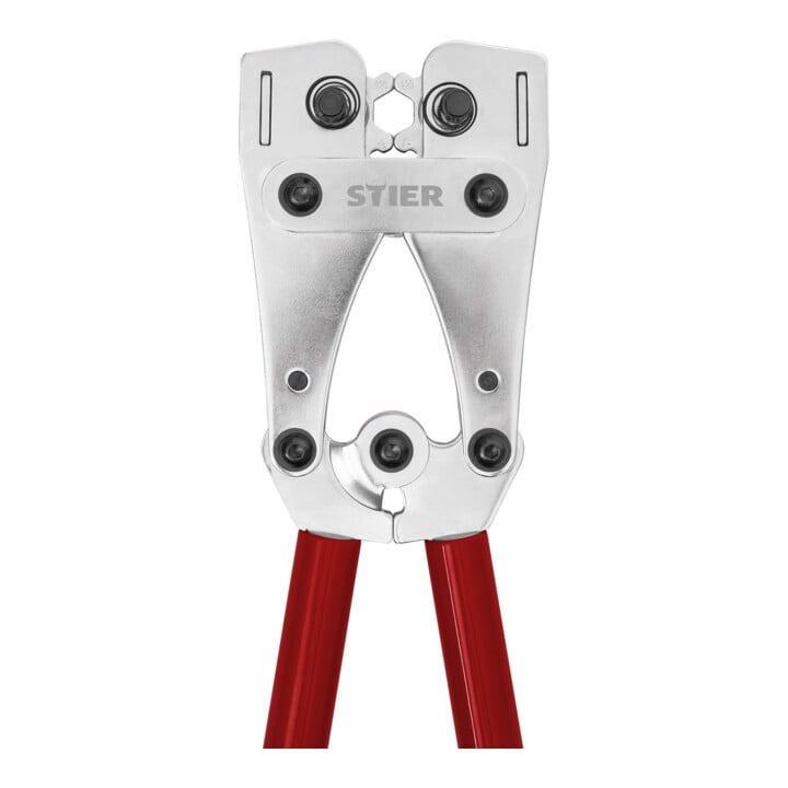 Pince à sertir 6 pans STIER, 6-120 mm²