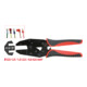 Pince à sertir pour cosses isolées, 220 mm