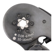 Pince à sertir pour embouts de câbles STIER, sertissage hexagonal 16 mm²-5