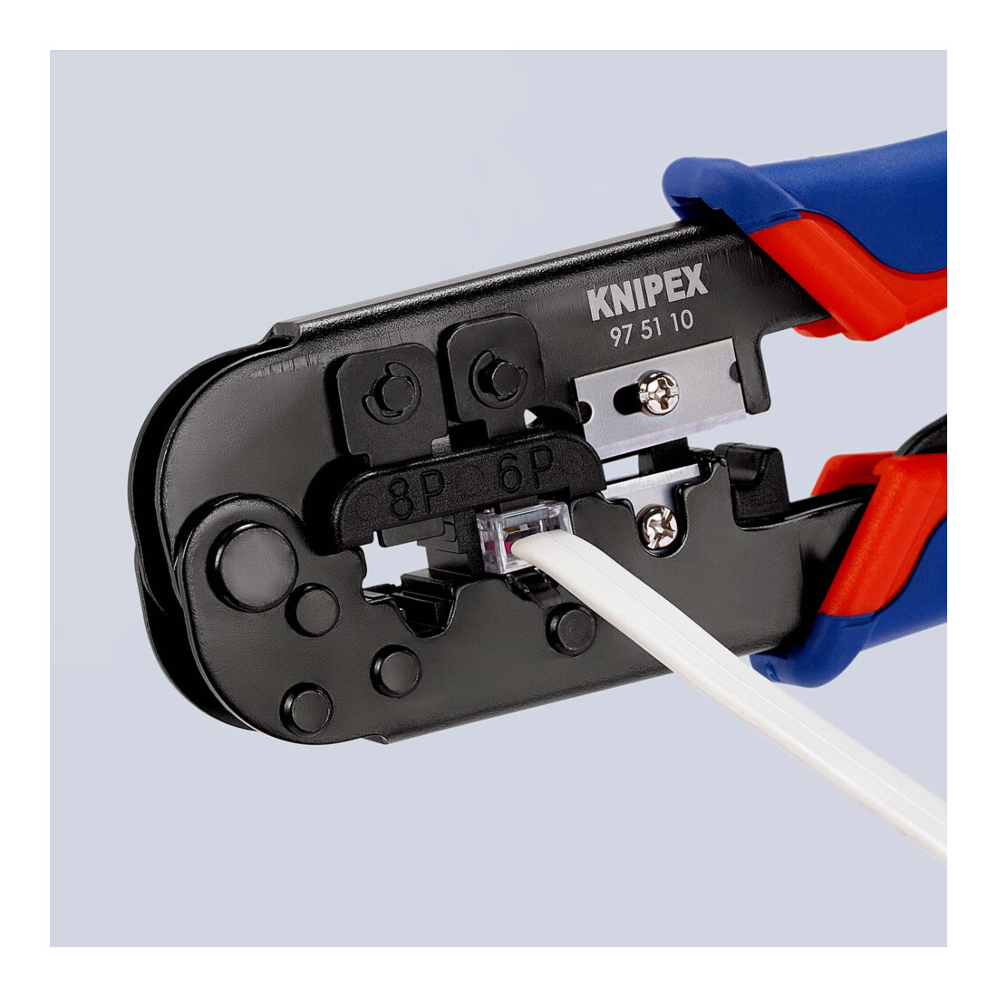 Pince à sertir pour fiches Western Knipex