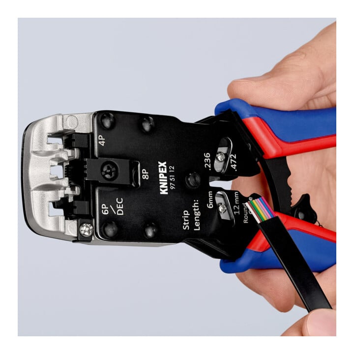 Pince à sertir pour fiches Western Knipex