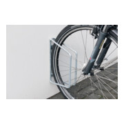 WSM Pince à bicyclette fixation murale unilatérale en acier galvanisé 1 place