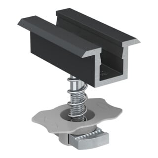 Pince centrale fischer prémontée PM C 28-34 AL noir