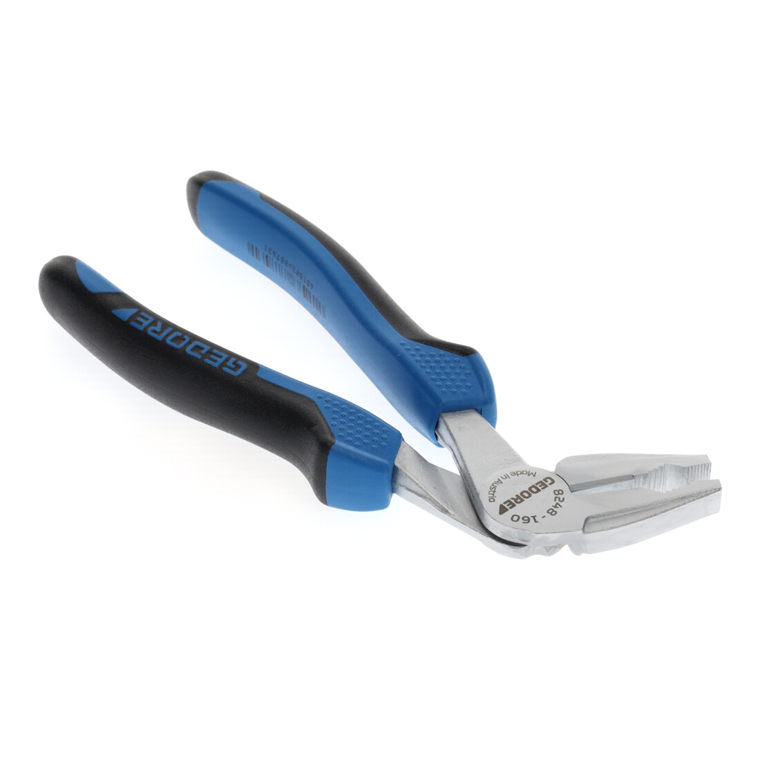 Pince combinée angulaire Gedore 160 mm, manche à 2 composants