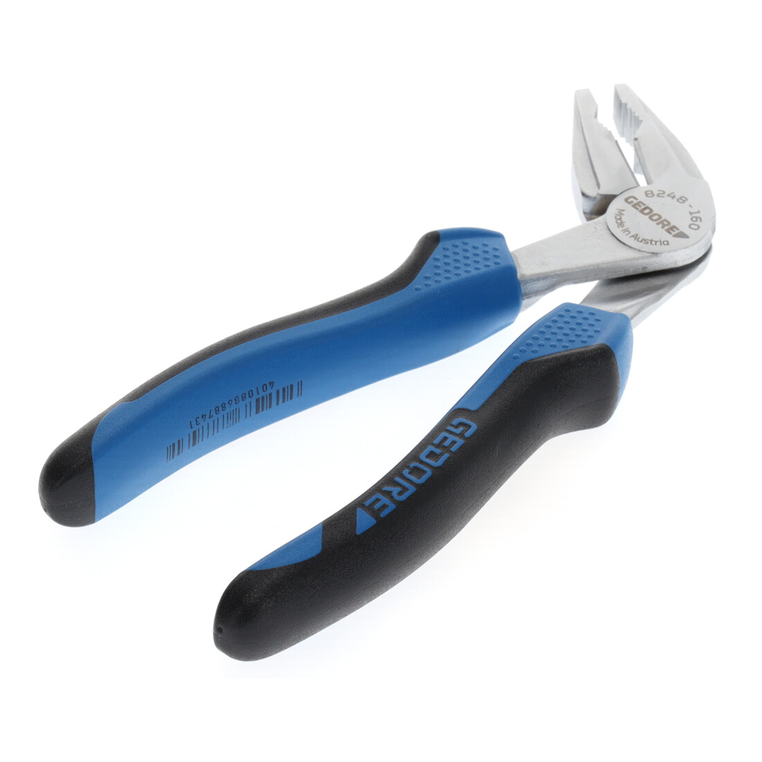 Pince combinée angulaire Gedore 160 mm, manche à 2 composants