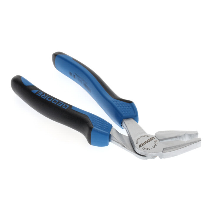Pince combinée angulaire Gedore 160 mm, manche à 2 composants